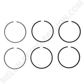 SEGMENTS thickness 2-2-4 diam. 62 mm. - SET OF 6 CITROEN 2CV