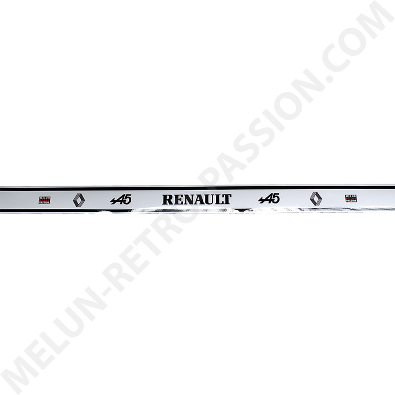 SUN VISOR STICKER RENAULT 5 ALPINE TURBO WHITE