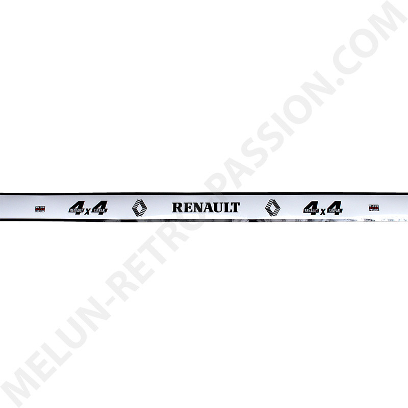 STICKER SUN VISOR RENAULT 4 SINPAR WHITE