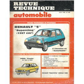 REVUE TECHNIQUE AUTOMOBILE ETUDE RENAULT 5 SUPER 5