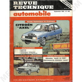 REVUE TECHNIQUE AUTOMOBILE STUDY CITROEN AXEL