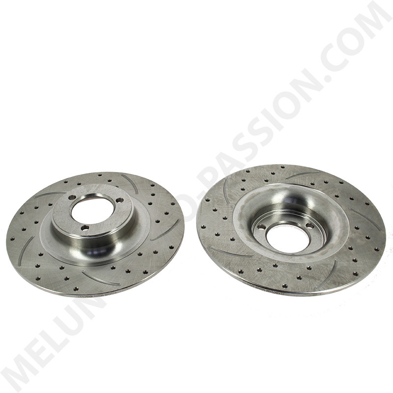 VENTILATED BRAKE DISCS RENAULT DAUPHINE R8 R10 ALPINE A110