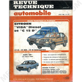 REVUE TECHNIQUE AUTOMOBILE ETUDE CITROEN VISA...