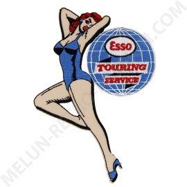 ESSO TOURING SERVICE EMBROIDERED IRON-ON PATCH BADGE