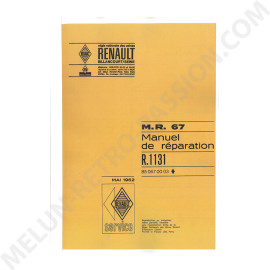 MR67 REPAIR MANUAL RENAULT FLORIDE S 1131