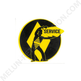 RENAULT SERVICE STICKER