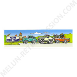 MELUN RETRO PASSION MINI HEADBAND STICKER