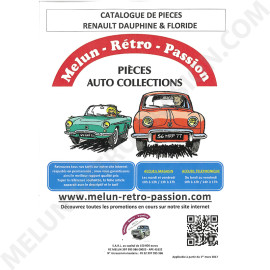 SPARE PARTS CATALOGUE RENAULT DAUPHINE FLORIDE MRP
