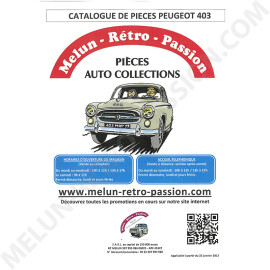 SPARE PARTS CATALOGUE PEUGEOT 403 MRP