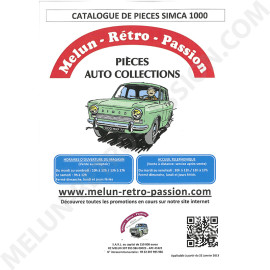SIMCA 1000 MRP SPARE PARTS CATALOGUE
