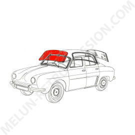 PARE BRISE RENAULT DAUPHINE
