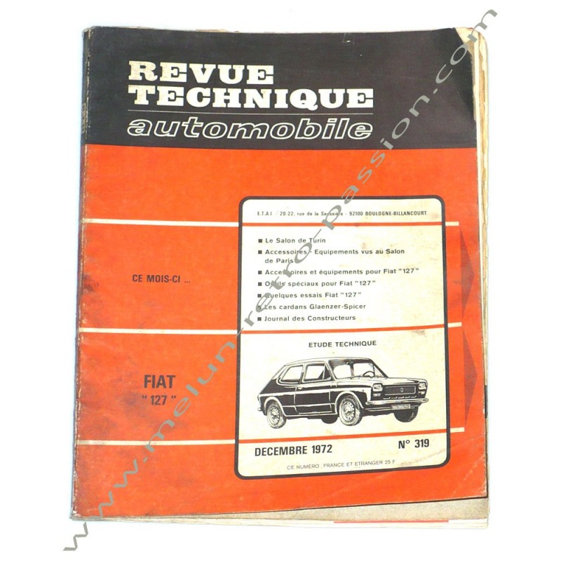 REVUE TECHNIQUE AUTOMOBILE FIAT 127