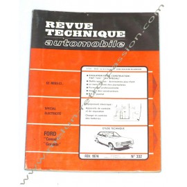 REVUE TECHNIQUE AUTOMOBILE FORD CONSUL /...