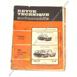 REVUE TECHNIQUE AUTOMOBILE CITROEN CX 2000 - PEUGEOT 204