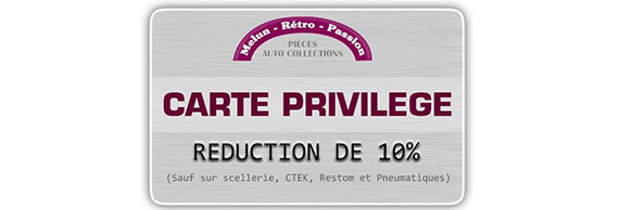 CARTE PRIVILEGE