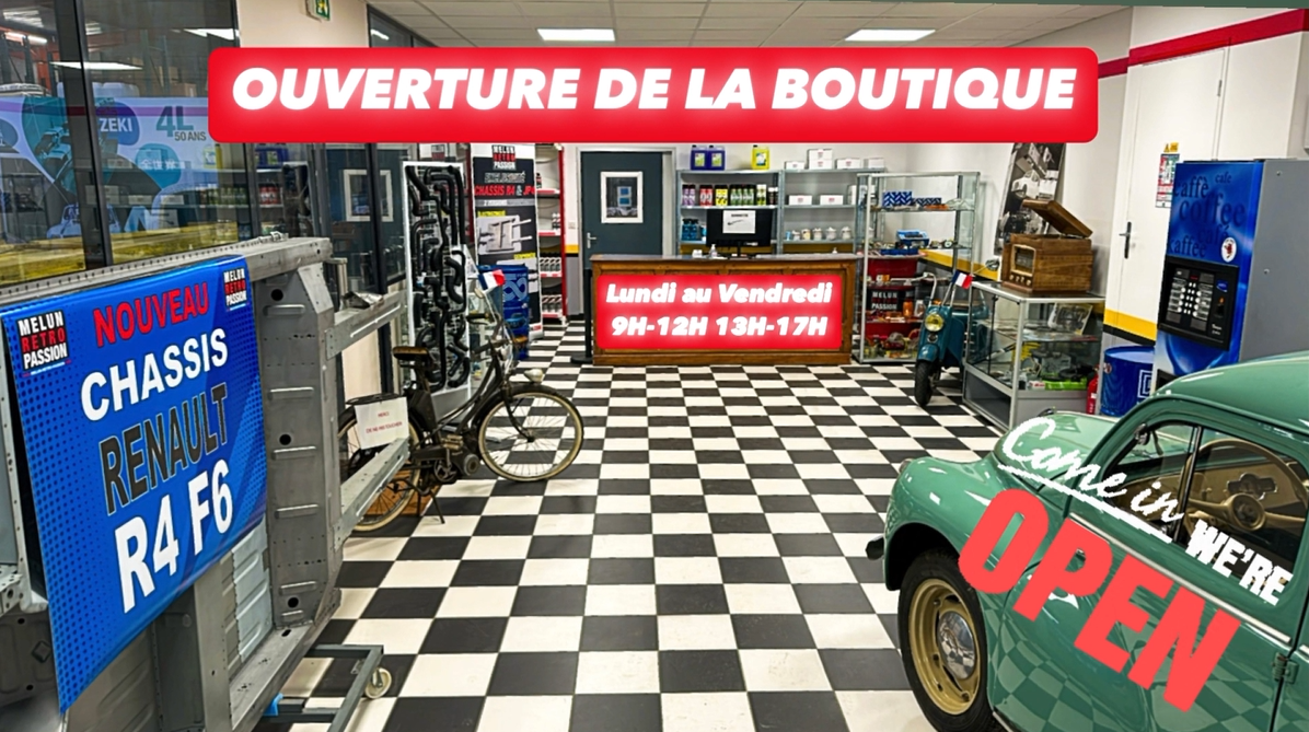 Ouverture Boutique