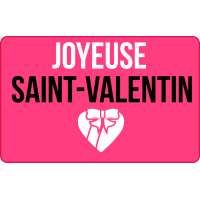 
			                        			Bonne saint valentin